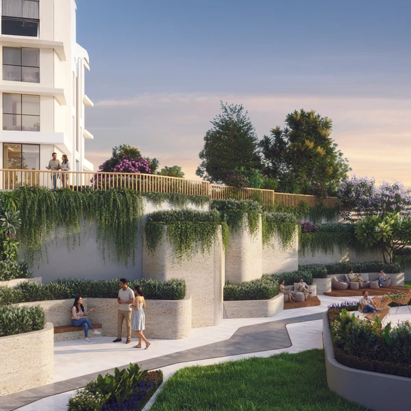 Landscaped open spaces